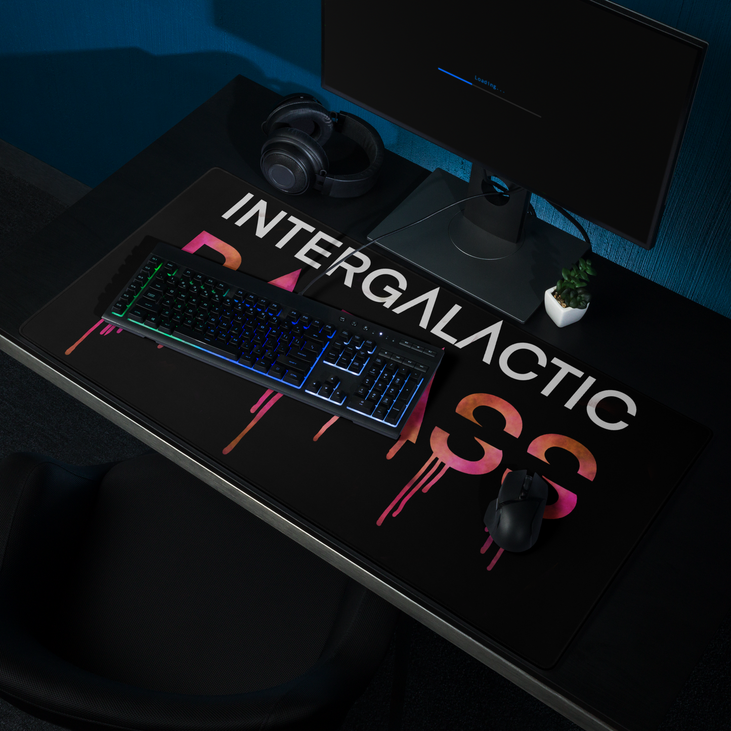 INTERGALACTIC BADASS Gaming mouse pad