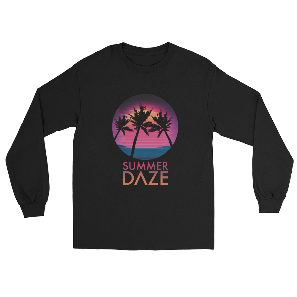 SUMMER DAZE EVENING SYNTH Long Sleeve Shirt