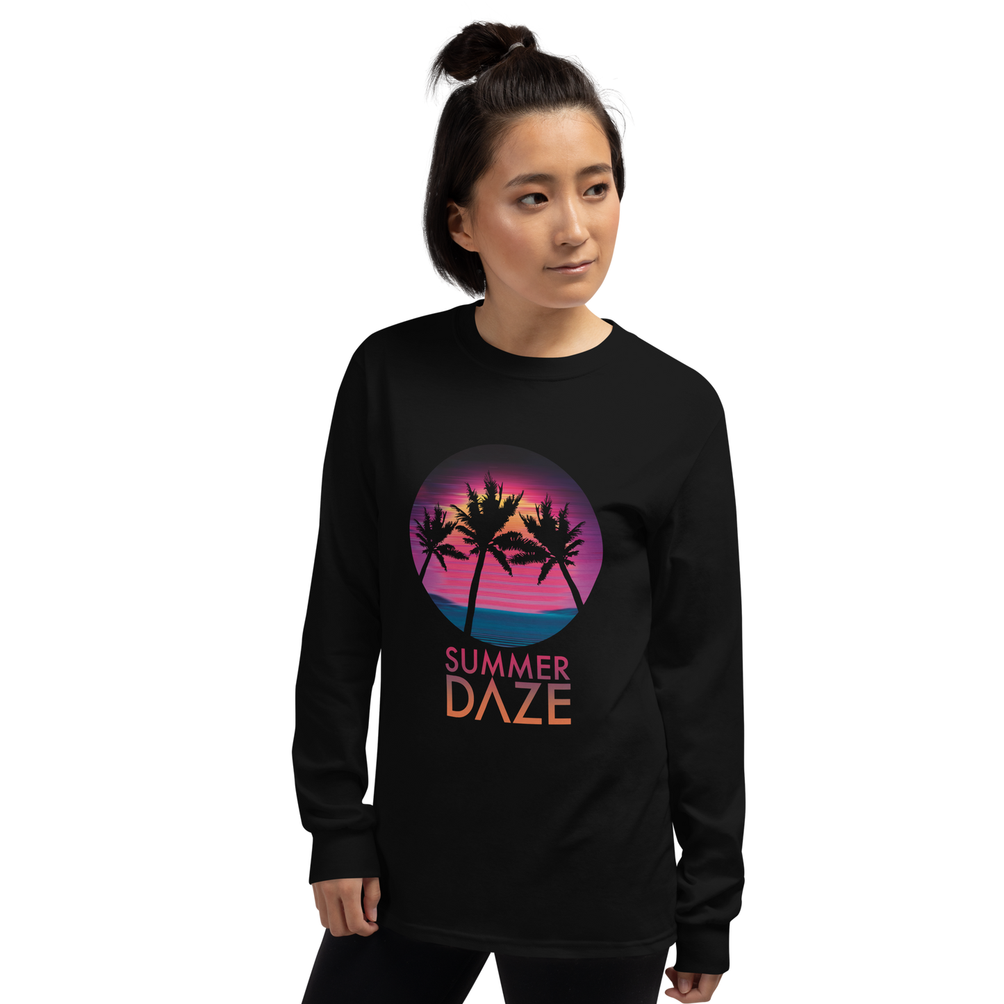 SUMMER DAZE EVENING SYNTH Long Sleeve Shirt