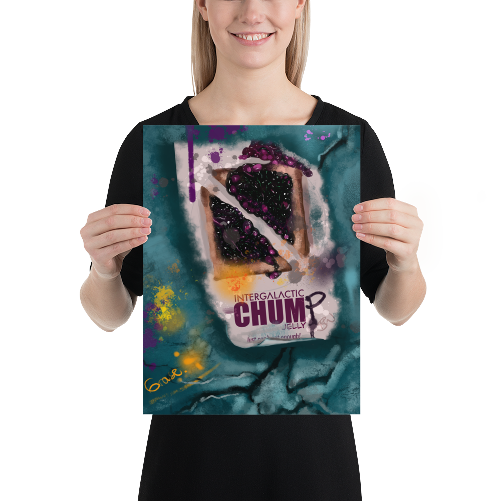 CHUM JELLY TOAST GRAFFITI Poster