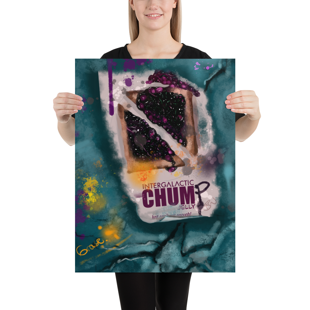 CHUM JELLY TOAST GRAFFITI Poster