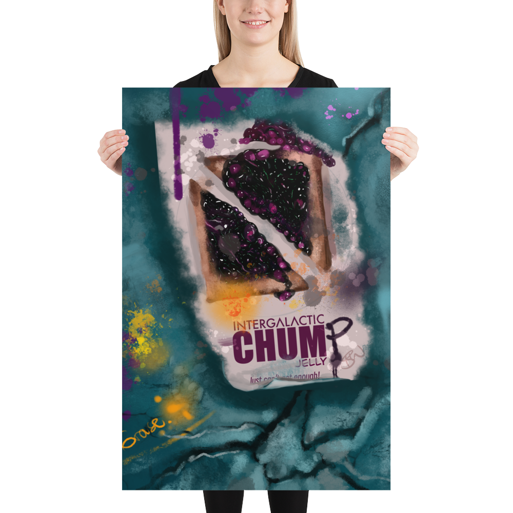 CHUM JELLY TOAST GRAFFITI Poster