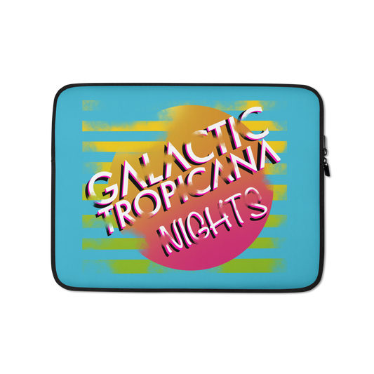 GALACTIC TROPICANA NIGHTS Laptop Sleeve