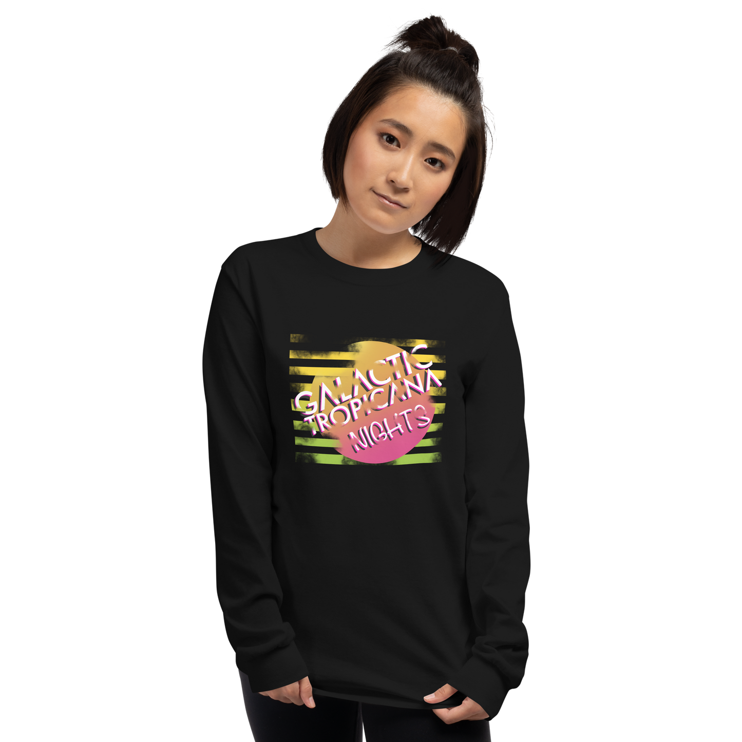 GALACTIC TROPICANA NIGHTS Long Sleeve Shirt