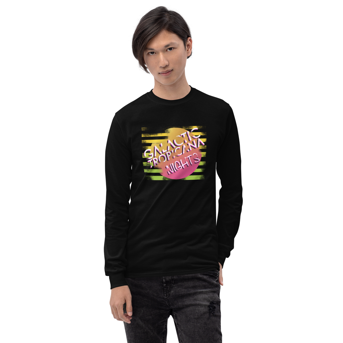 GALACTIC TROPICANA NIGHTS Long Sleeve Shirt