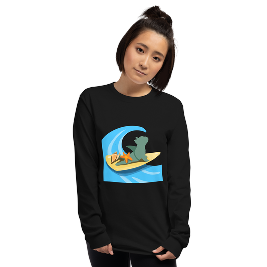 FRENCHIE SURFING Long Sleeve Shirt