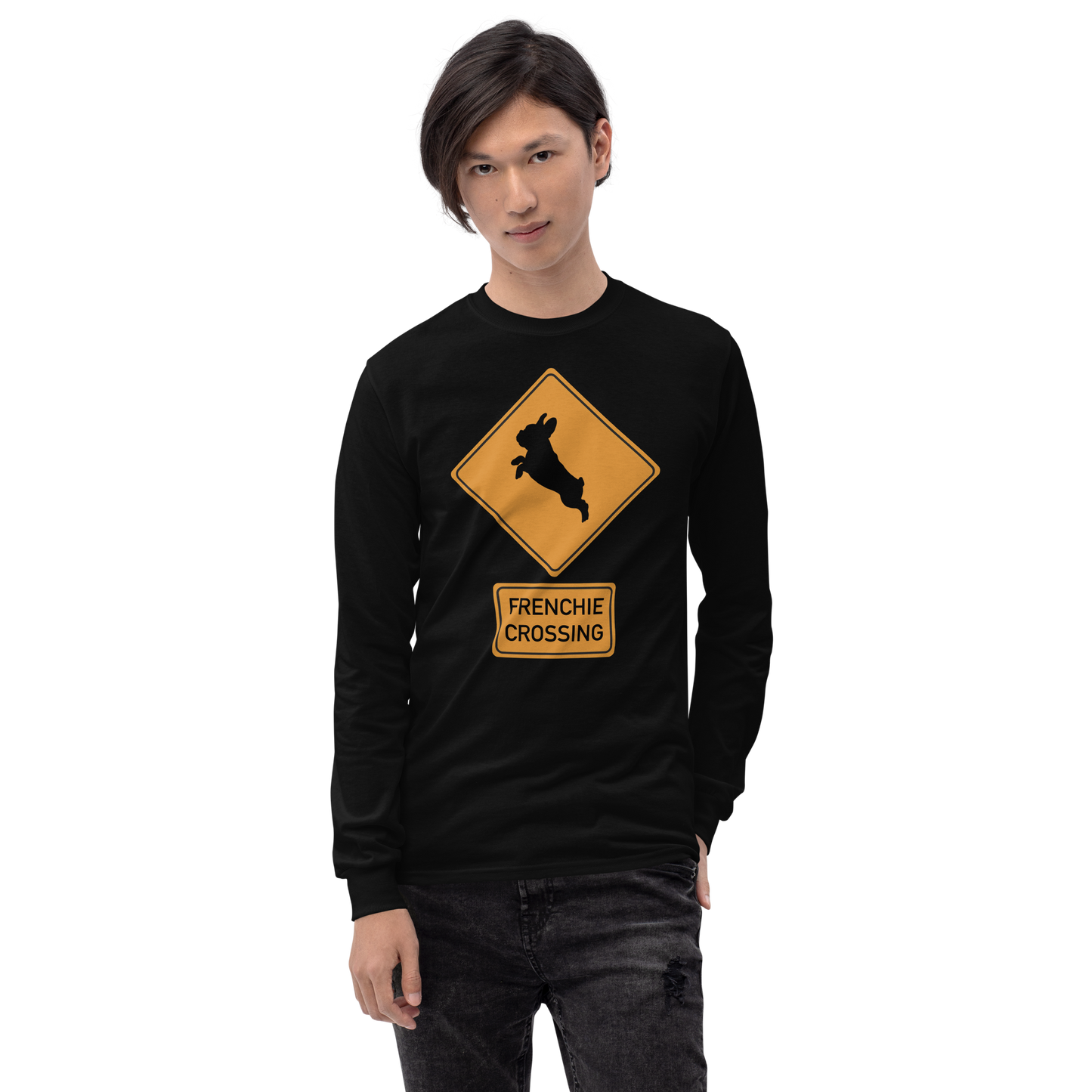 FRENCHIE CROSSING Long Sleeve Shirt