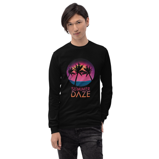 SUMMER DAZE EVENING SYNTH Long Sleeve Shirt