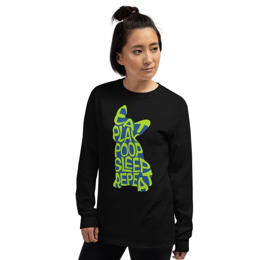 EAT SLEEP POOP II Long Sleeve Shirt