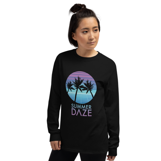 SUMMER DAZE COOL SYNTH Long Sleeve Shirt