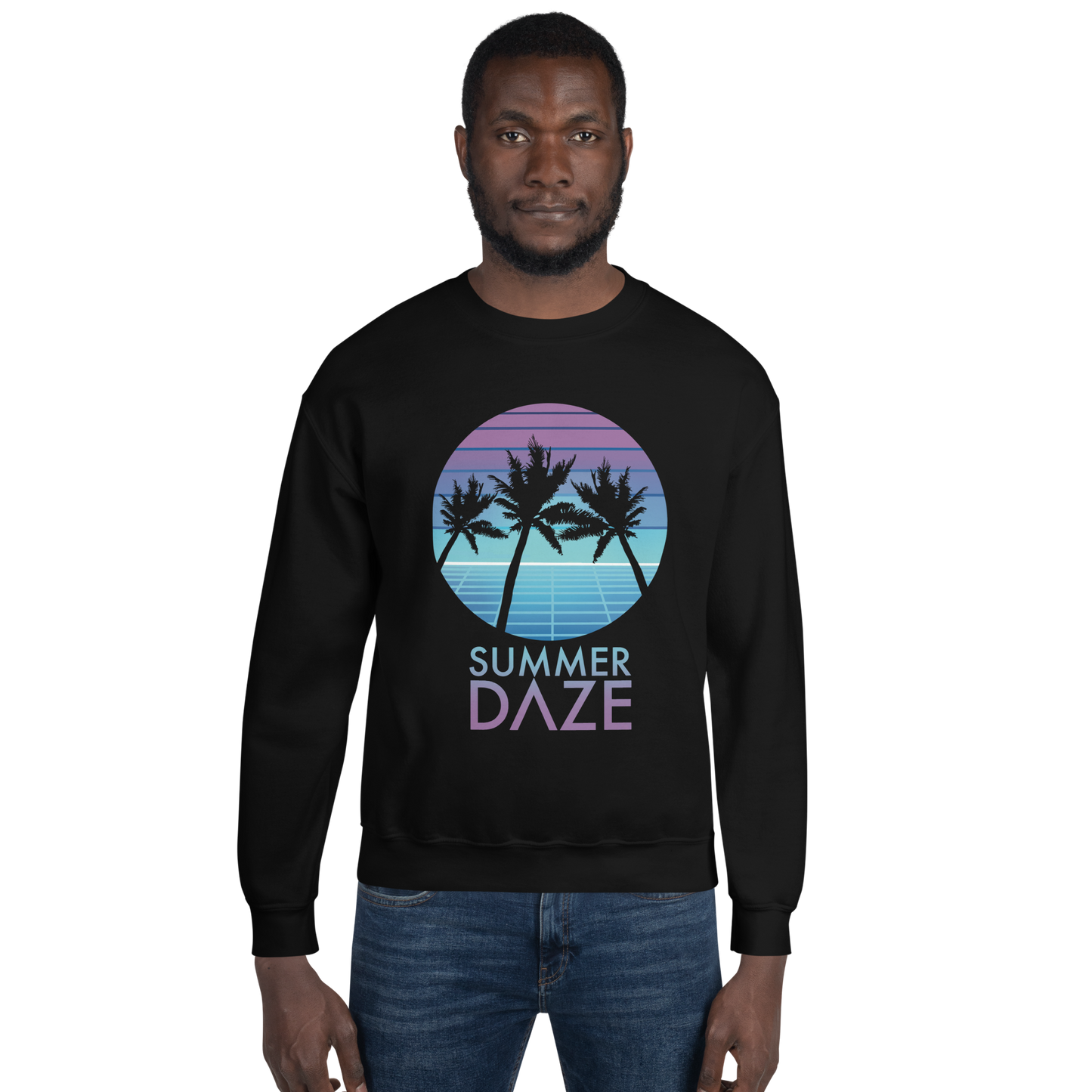 SUMMER DAZE COOL SYNTH Sweatshirt