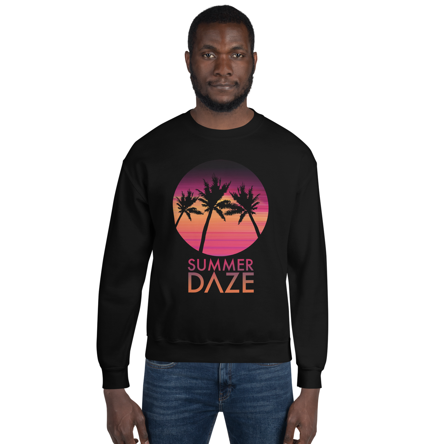 SUMMER DAZE SUNSET SYNTH Sweatshirt