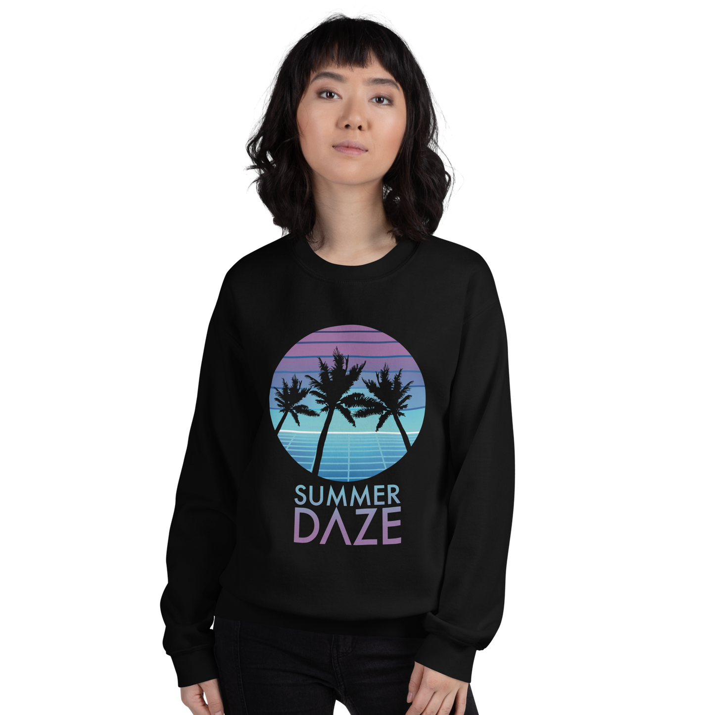 SUMMER DAZE COOL SYNTH Sweatshirt