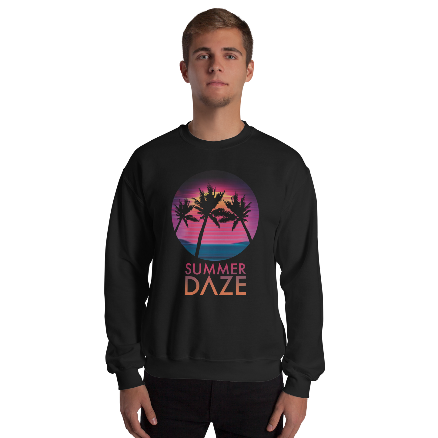 SUMMER DAZE EVENING SYNTH Sweatshirt