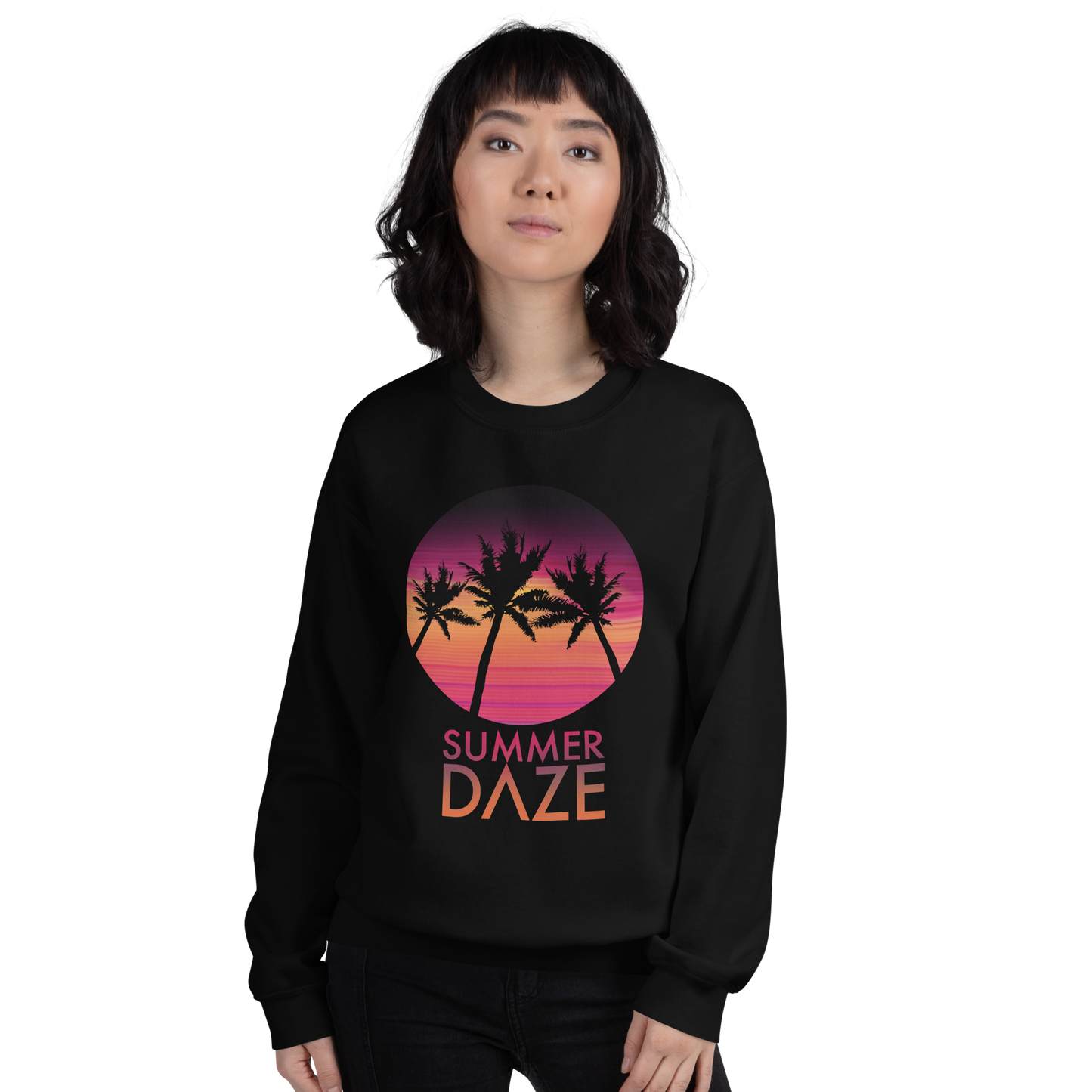 SUMMER DAZE SUNSET SYNTH Sweatshirt