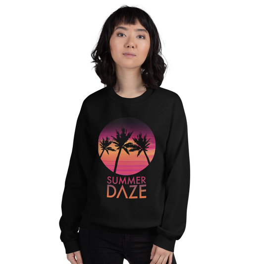 SUMMER DAZE SUNSET SYNTH Sweatshirt