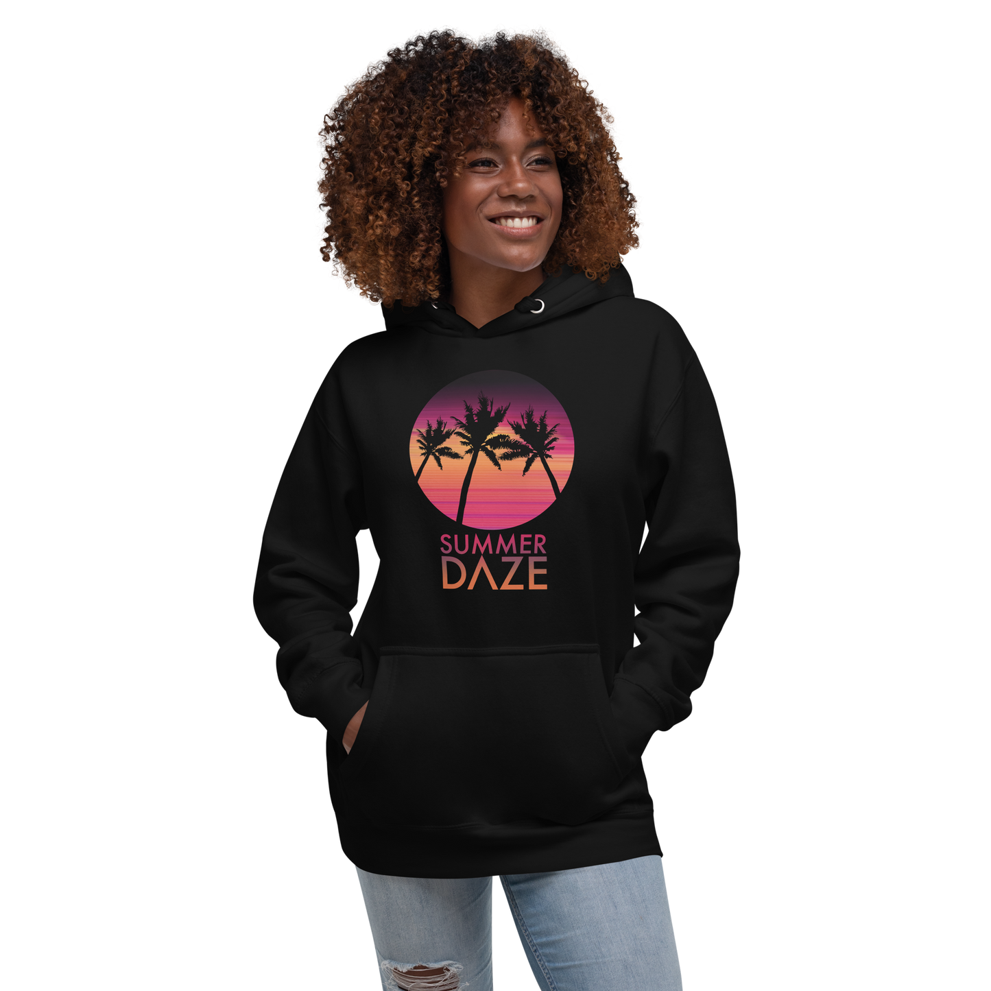 SUMMER DAZE SUNSET SYNTH Hoodie